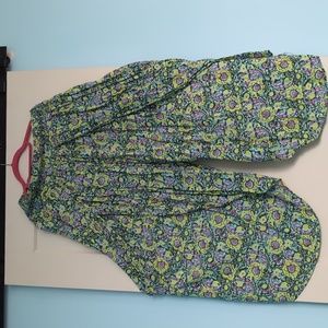 Anthropologie Oversized Wide Leg High Low Pants/Long Skirt with Slits in Front